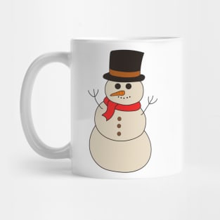 Snowman. Merry Christmas celebration. Mug